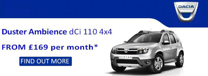 Dacia Duster 4x4 off road offer from Swap a lease
